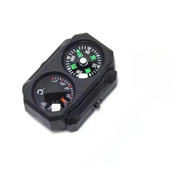 Boussole tactique mini 20mm avec thermomètre pour rail SLR416 - Outil de précision chasse outdoor