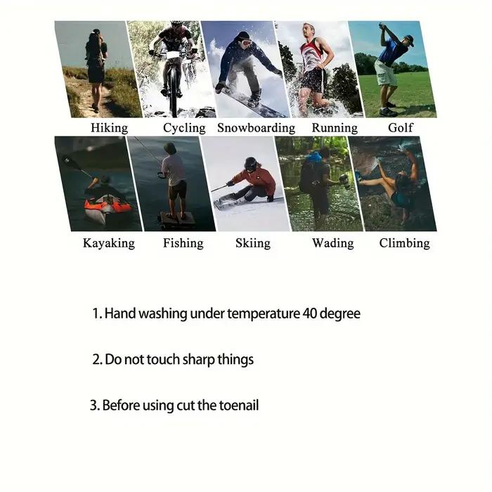 Chaussettes étanches chasse - Imperméables respiration outdoor randonnée affût hiver neige