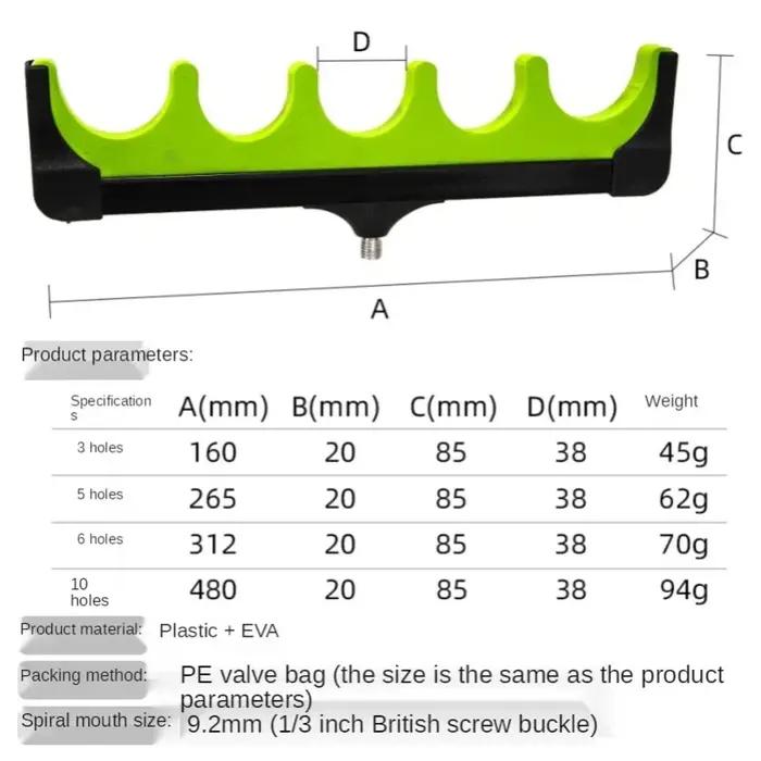Trépied universel pour mangeoire de pêche, support de poisson, support de poteau, tête d'assistance,