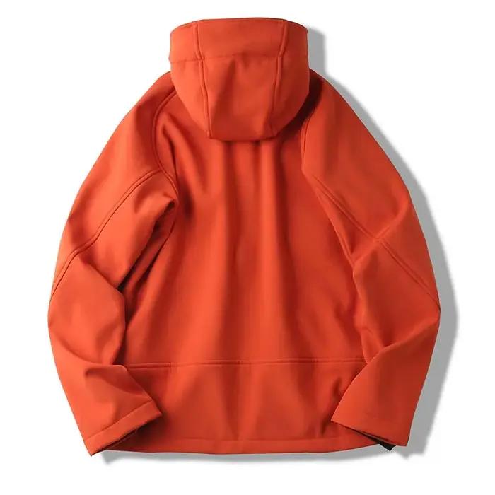 NUONEKO-Vestes à coque souple imperméables pour hommes, Sports de plein air, Chaud, Sourire, Coupe-v