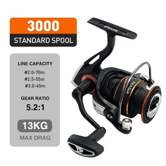 SEASIR Moulinet de pêche Spinning Black Arrow