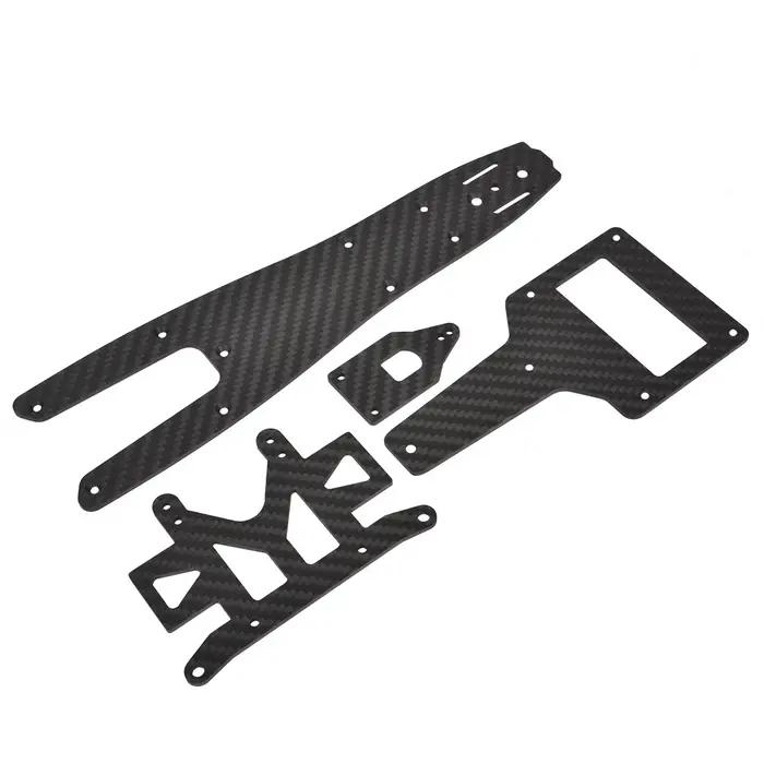 Kit de châssis en fibre de carbone, adapté aux châssis Tamiya F103 F-103, améliorations vintage, 1 ensemble