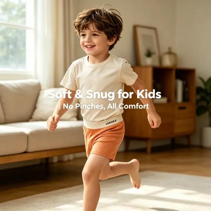 Boxers en coton assortis pour la famille, doux et respirants, pour tous les âges, garçons, enfants, sous-vêtements confortables, tenue décontractée quotidienne, vêtements assortis parent-enfant