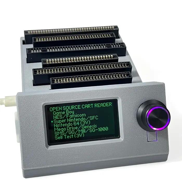 Lecteur de cartouches d'écriture V5 pour GB/GBA/NES/FC/SNES/SFC/N64/MD/Genesis/SMS, chariot, Dumper Flash Open Source avec coque d'impression 3D RCT