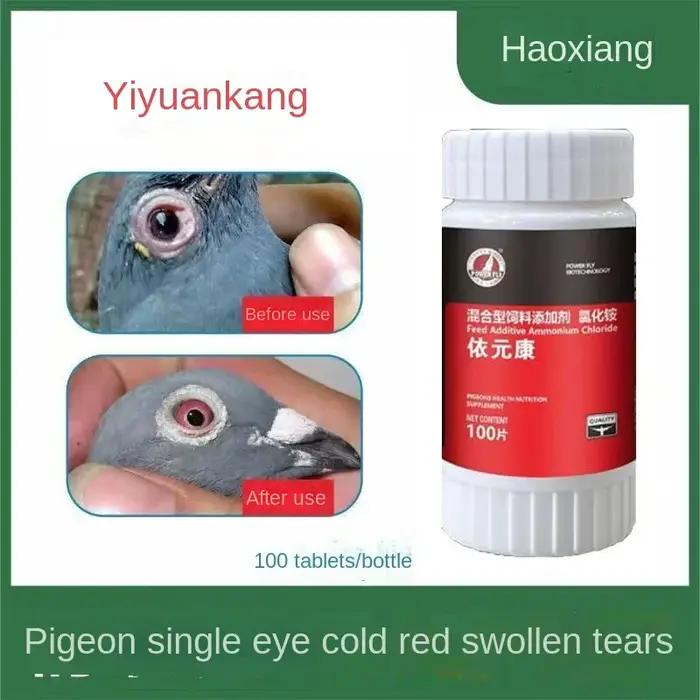 Chlamydia : Traitement de deux jours pour 100 pigeons – Soulagement des larmes froides, de la toux,