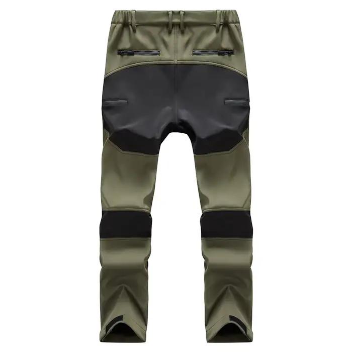 Pantalon polaire imperméable hiver automne homme chaud multi-poches randonnée travail jusqu'à 110kg