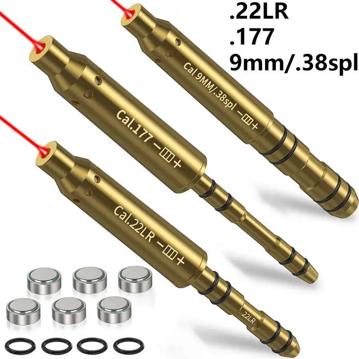 Visée laser rouge tactique pour pistolet et fusil, calibres .22lr, .177, 9mm/.38spl, pour entraînement au tir