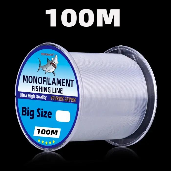 0.6/0.7/0.8/0.9/1.0mm ligne de pêche de grande taille 500m 100m Monofilament