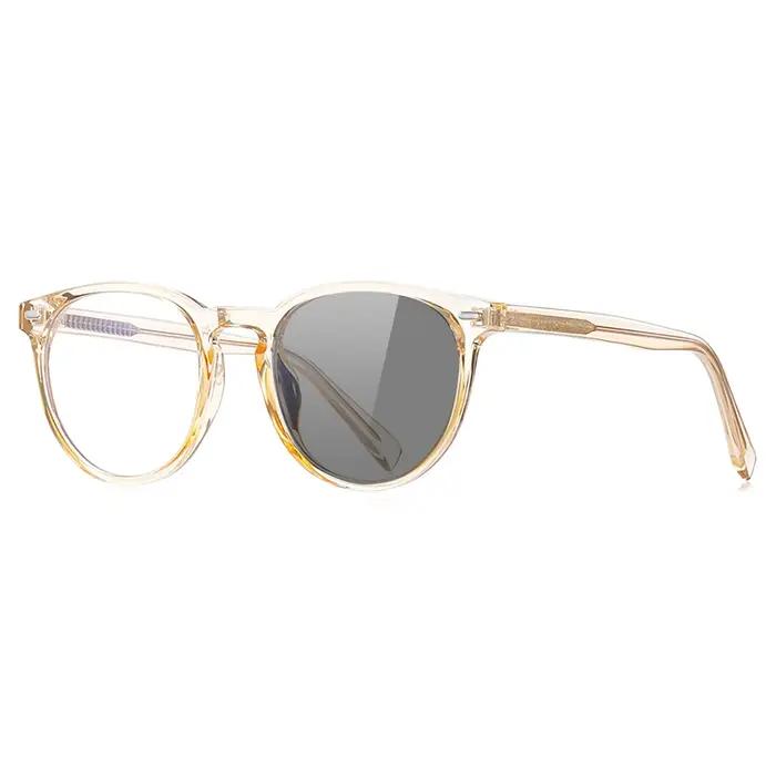 Lunettes de lecture VKYEE circulaires anti-lumière bleue personnalisables pour femmes avec différentes prescriptions pour occasions décontractées