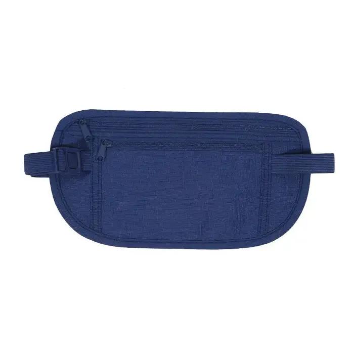 Ceinture de sécurité porte-monnaie, porte-passeport, sac banane de voyage pour hommes et femmes, sac