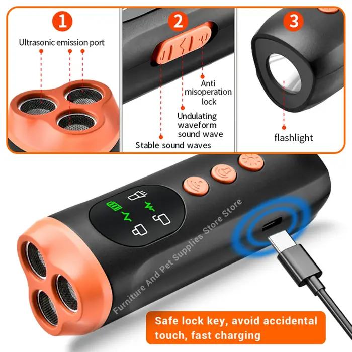Nouveau répulsif pour chiens d'extérieur portable