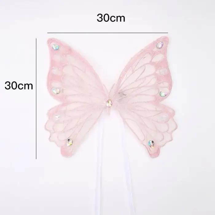 Harnais pour chien avec ailes de papillon lumineuses et tenue d'été pour petits chiens – Adorable décor de poitrine