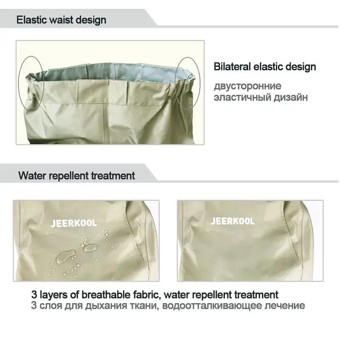JEERKOOL – cuissardes de pêche à la mouche, pantalons de pataugeoire originaux, salopette 3 couches,