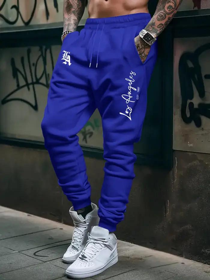 Pantalon de survêtement polaire tendance pour homme avec motif lettres – Nouveau style 2026 – Haute qualité – Décontract