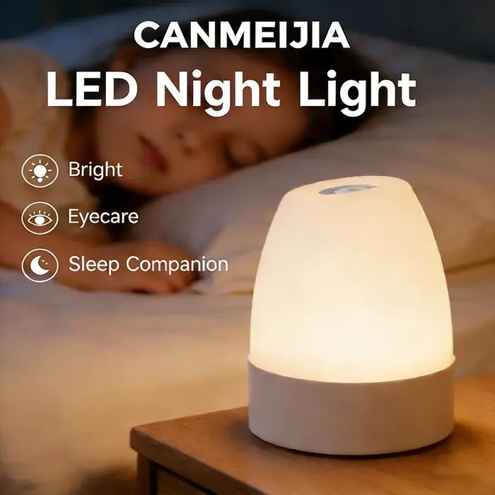 Lampe de chevet tactile pour chambre à coucher, 3 modes de gradation, lampe de nuit rechargeable, lu