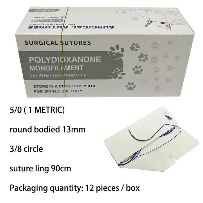 Fil de Suture Absorbable pour Chien de Compagnie