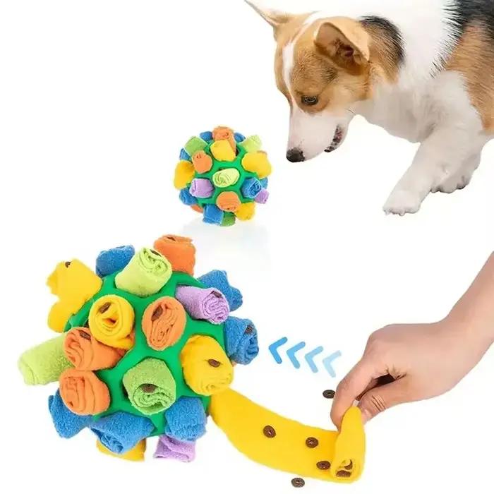 Jouet interactif pour chien en promotion - Balle olfactive pour dissimuler des friandises