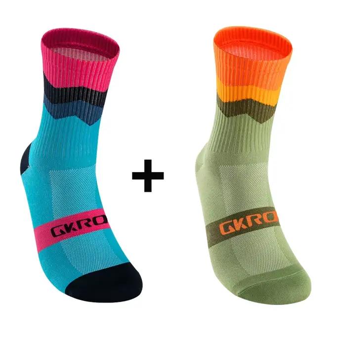 Chaussettes cyclisme professionnelles respirantes pour femmes - Compression sportive route