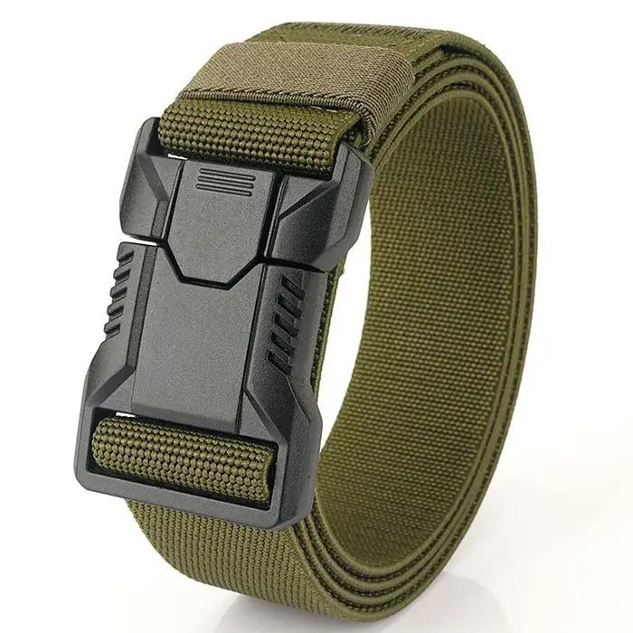Véritable ceinture tactique à dégagement rapide, ceinture militaire d'extérieur en Nylon véritable s