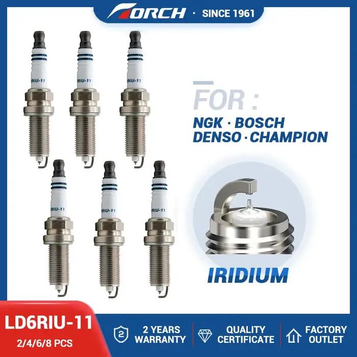 Bougies de voiture haute Performance en Iridium, système d'allumage Original, torche LD6RIU-11 avec