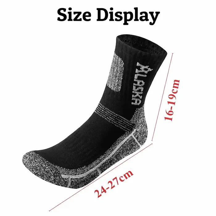 Chaussettes thermiques professionnelles chasse hiver - 2 paires running ski - Hommes sports outdoor chaudes