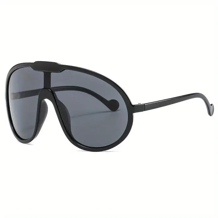 Lunettes de soleil surdimensionnées carrées pour femmes - Style punk vintage