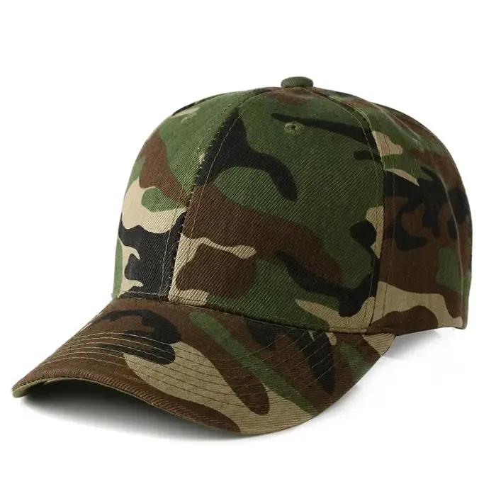 Hommes Camouflage impression casquettes de pêche en plein air chasseur Camouflage Casquette chapeau