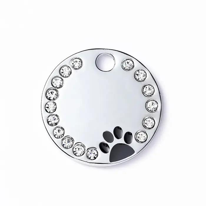 Étiquette d'identification gravée personnalisée pour animal de compagnie, collier de chien personnal