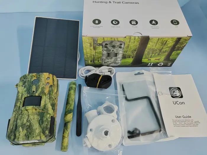 Caméra de piste cellulaire à énergie solaire