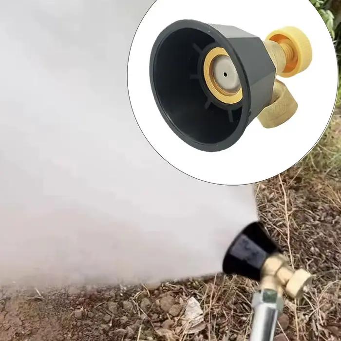 Buse de pulvérisation réglable à atomisation agricole pour jardin, outil d'irrigation en aluminium, mode d'arrosage ajustable, compacte et portable pour jardiniers amateurs et professionnels