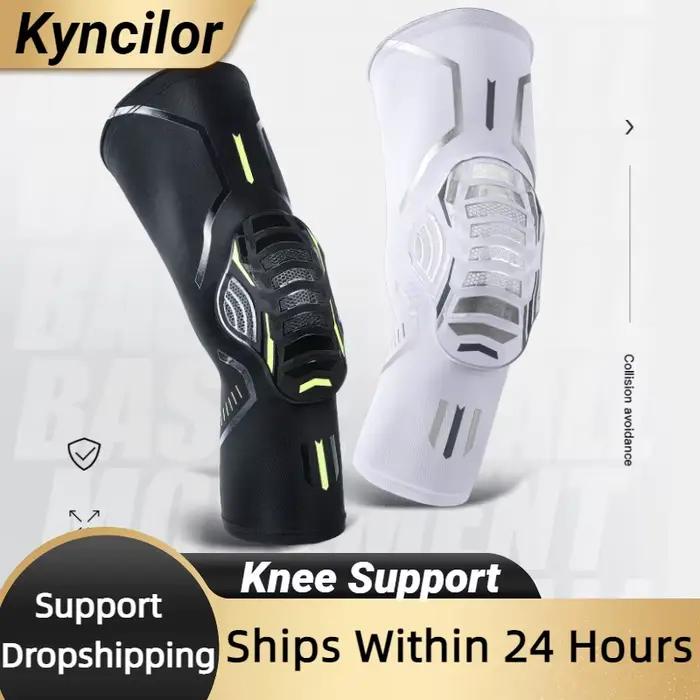 1 pièce genouillère sangle rotule soutien médiale fort ménisque Silicone Compression Protection Spor