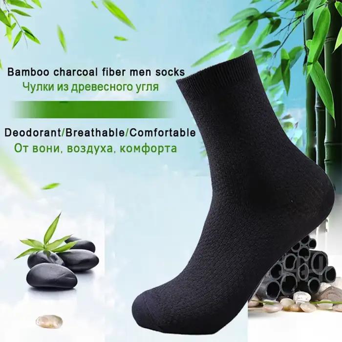 5 paires chaussettes chasse homme fibre bambou confort compression respirantes automne printemps