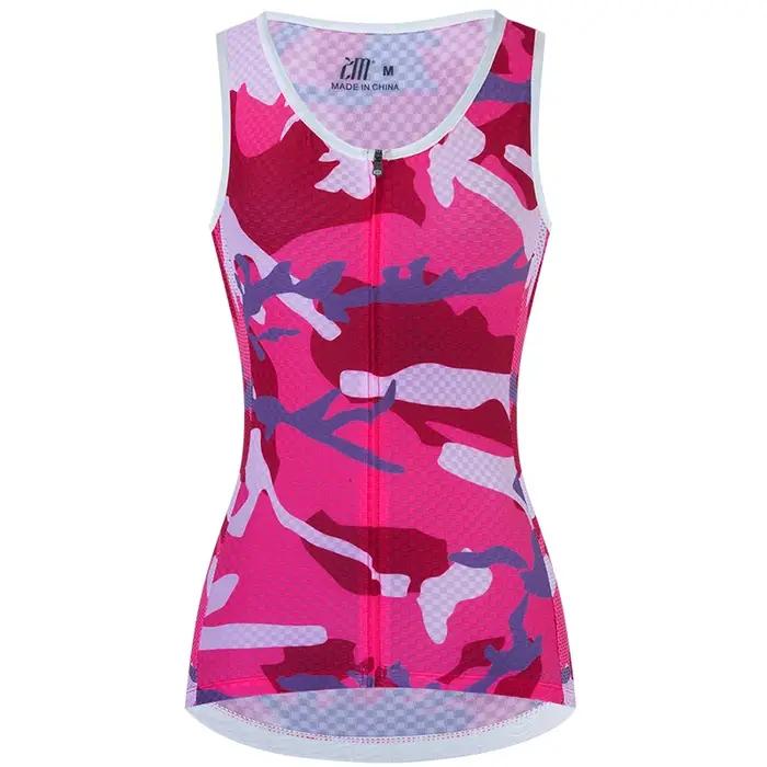 Gilet de cyclisme pour femmes maille respirante protection UV vêtement de vélo pour dame occasions spéciales sorties en ville randonnées en plein air