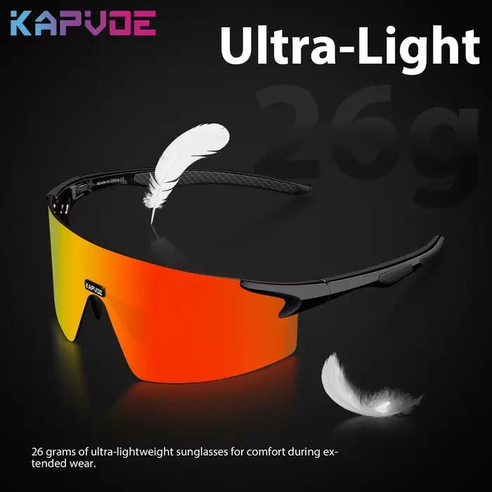 Kapvoe lunettes de cyclisme hommes sport lunettes de soleil vélo de route vtt montagne vélo équitati