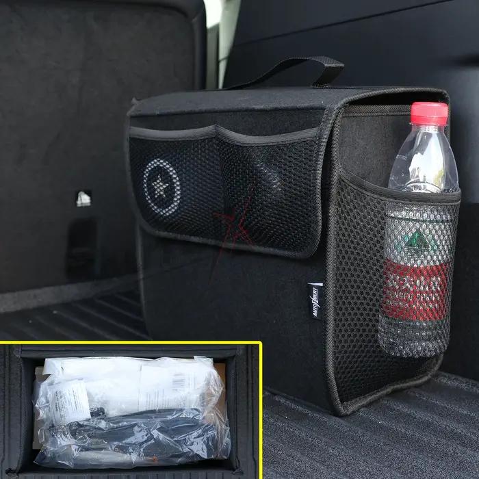 Organisateur de coffre de voiture universel, organisateur de coffre, boîte de rangement, sac portabl