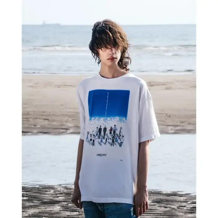 Saint Michael 25SS vêtements pour hommes lavé dessin animé imprime décontracté