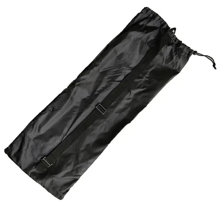 Sac à cordon en maille noire avec palmes longues pour sac à dos de plongée 72*28 cm