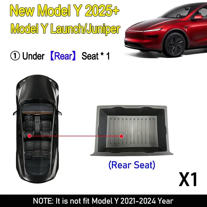 Boîte de rangement sous le siège pour Tesla modèle Y Juniper 2025