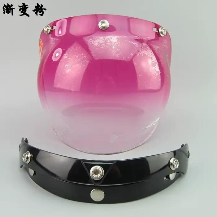 Visière à bulles pour casque de moto