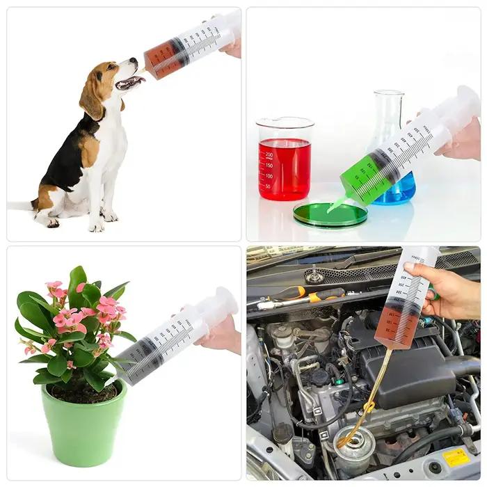 Seringue à tuyau de 100ml-550ml avec 100cm, pompe de grande capacité, injecteur hydroponique, sering