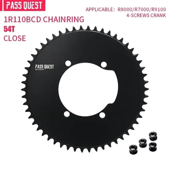 Plateau de Vélo de Route 110 BCD Shimano R7000 R8000 en Alliage d'Aluminium 7075-T651 avec Choix de 12 Couleurs pour Cyclistes Exigeants