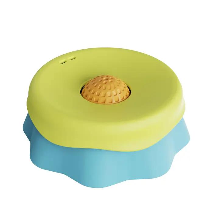 Gamelle à lécher interactive pour chien avec boule roulante