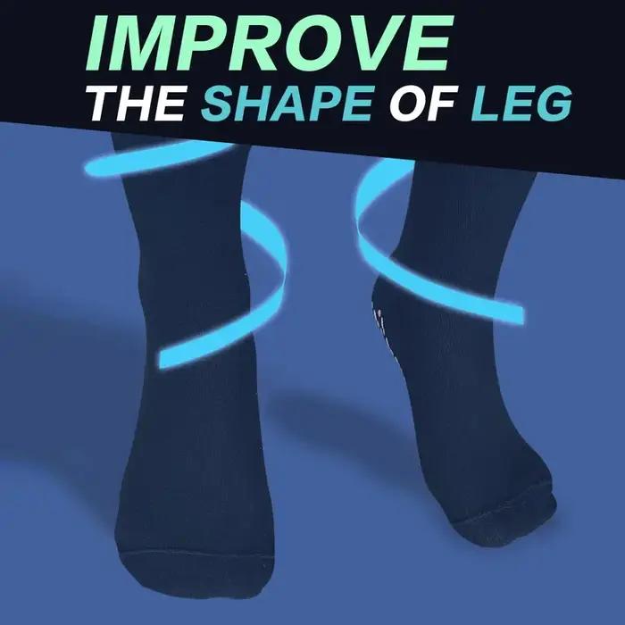 Chaussettes chasse auto-chauffantes thérapie magnétique massage pieds antidérapantes hiver fatigue