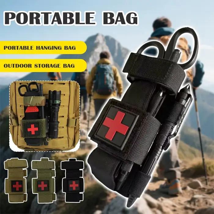 Ensemble de garrot tactique sangle d'urgence médicale rotative avec stylo tactique et ciseaux pour activités de plein air randonnée camping et sports outdoor