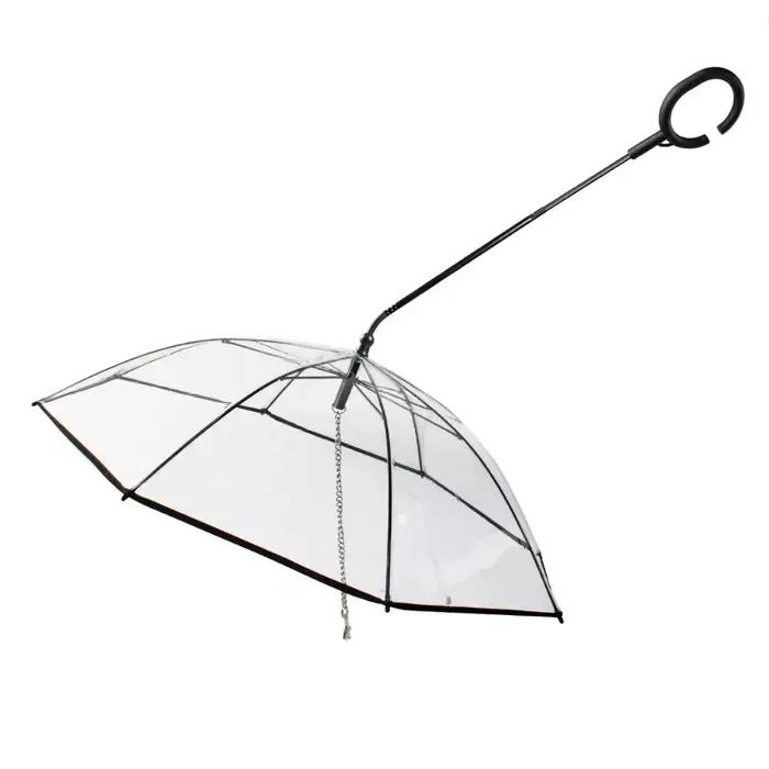 Parapluie transparent pour animaux de compagnie