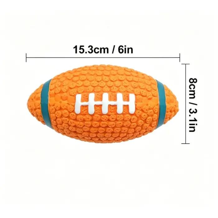 Jouets en latex, ballons de rugby qui font du bruit, jouets pour chiens de petite et grande taille,