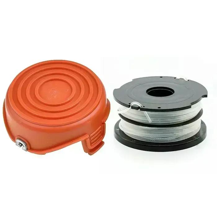 Bobine de tondeuse pour Black & Decker GL675, GL680, GL685, GL686, GL687, GL690, couvercle vert, cap
