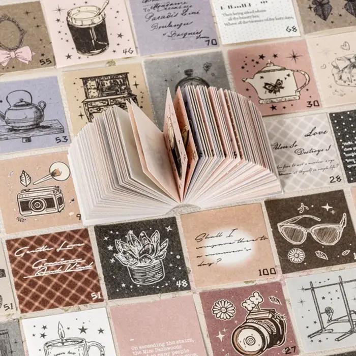 Journal GO 100 Pages matériel de vie de fille délicate livre