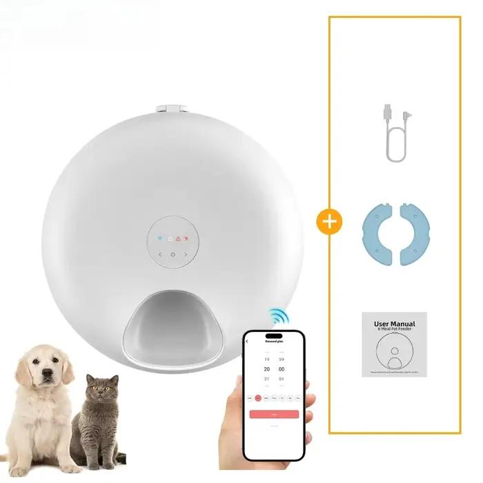 Distributeur automatique de nourriture humide rechargeable pour chats et chiens