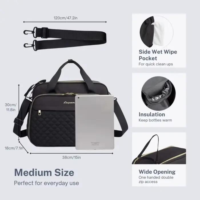 Sac à couches à bandoulière pour bébé, fourre-tout pour sac à couches pour bébé, grand sac à bandoul